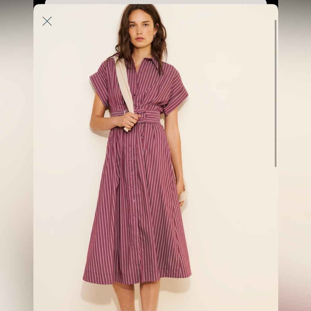 The Tobie Double Buckle Midi Dress